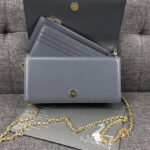 Christian Dior Lady Dior Pouch Blue